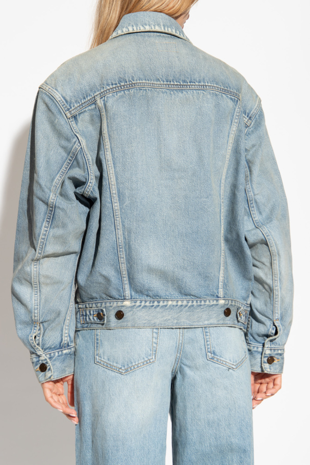 SAINT LAURENT PARIS｜DENIM JACKETS (739896 Y23LA 5022) SAINT LAURENT》 739896 Y23LA 5022 OVERSIZED DENIM JACKET